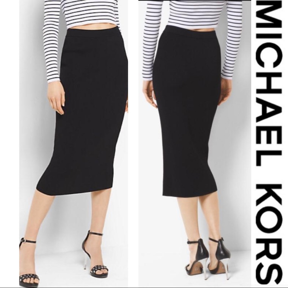 ⭐️Host Picks⭐️ NWT MICHAEL KORS Ribbed Knit Skirt